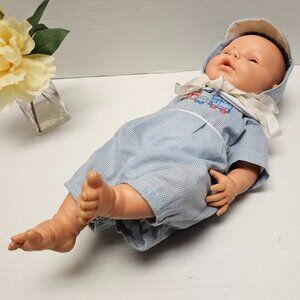 Berjusa Anatomically Correct New Born Baby Boy Doll W Hospital Arm Tag Outfit 80